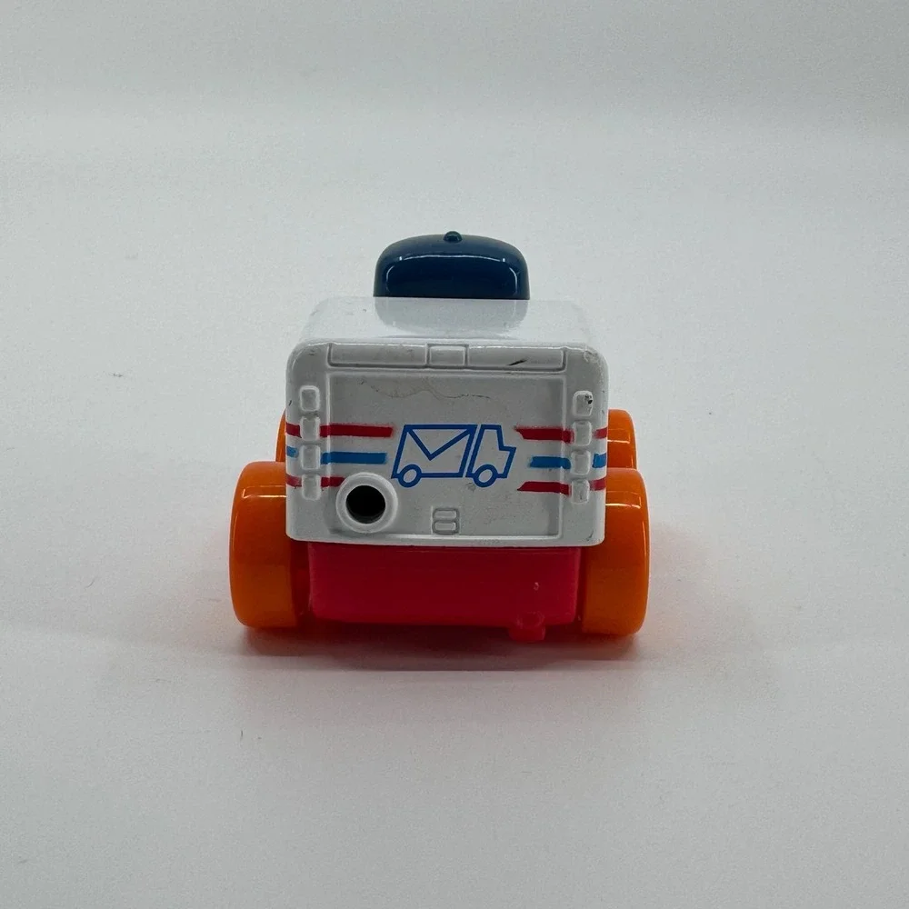 Sesame Street Mail Truck Toy Giggle & Go Mattel Rolling Vehicle USPS Style 2006